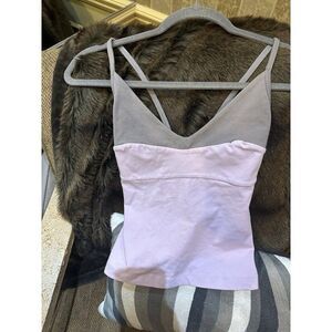 Patagonia Two-Tone Gray and Pink Tank Top